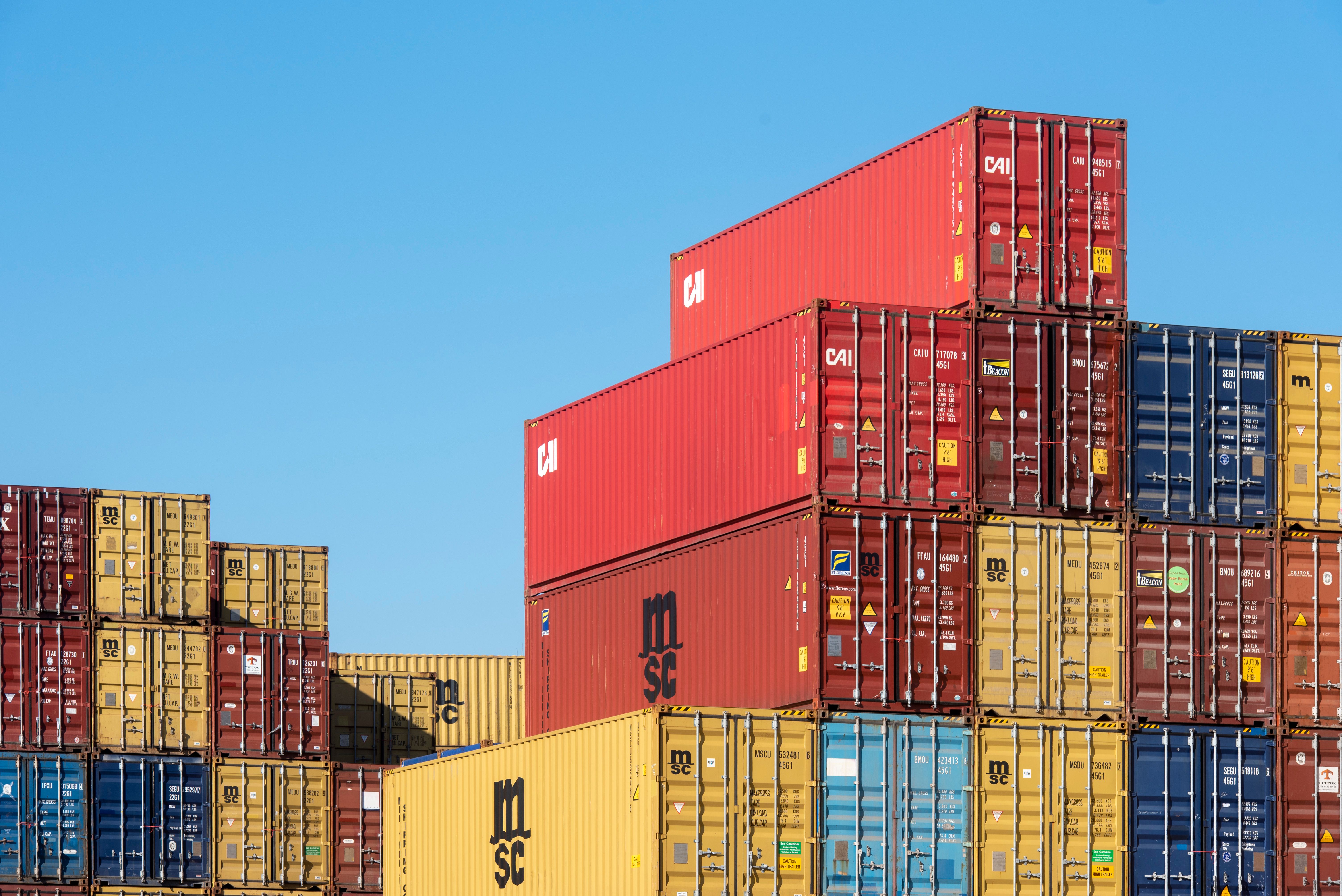 Containers internacionales para exportación